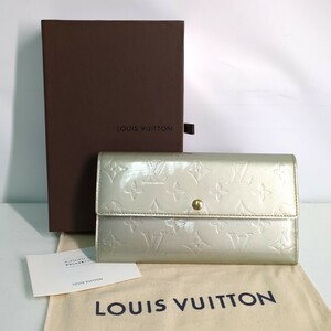 【箱付】LOUIS VUITTON ポシェット・ポルト・モネ・クレディ モノグラム・ヴェルニ エナメル レディース N0423