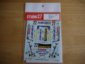 【送料込み】　STUDIO27　スタジオ27　タミヤ　1/24　スカイライン　GT-R　ザナヴィ　22号車　JGTC　01　カルトグラフ