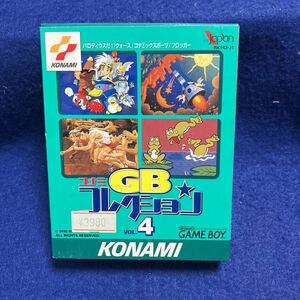 GB新品　コナミ　ＧＢコレクション4　1998　 パロディウスだ クォース コナミスポーツ フロッガー 当時物 同梱可 未使用　ゆうパケ可