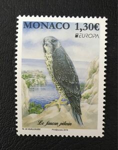 モナコ　2019年 ヨーロッパ切手　Europe CEPT 鳥　1種完 未使用 NH