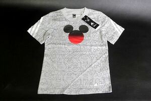 ADIDAS × DISNEY ミッキーマウス Tシャツ グレー サイズ120 アディダス/C6516★送料310円