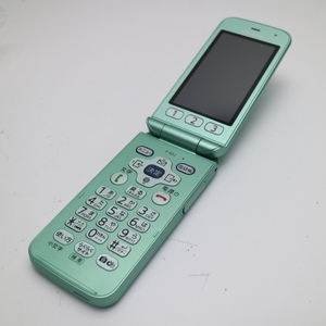 新品同様 F-02J らくらくホン ミントグリーン 即日発送 ガラケー DoCoMo 富士通 本体 白ロム あすつく 土日祝発送OK