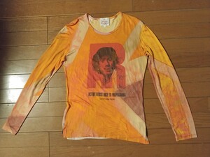 Vivienne westwood　ヴィヴィアン　カットソー　ロンT　ユニオンジャック　ゲバラ　サティア インポート シルク ヴィンテージ レア Sサイズ