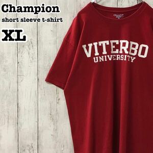 チャンピオン US アメリカ古着 バイターボ大学 カレッジ プリント 半袖Tシャツ XL