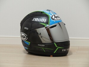 Arai RX-7X HAYES アライ フルフェイス ヘルメット ヘイズ Mサイズ 57-58cm レプリカ バイク ツーリング ミラーシールド