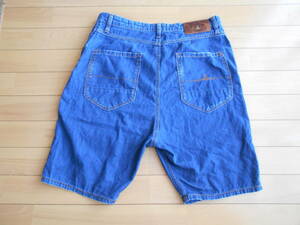 【特別価格】★Vivienne Westwood ANGLOMANIA no.VI-V9＊-74596 デニムショートパンツ★藍青size30★