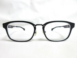 13011◆999.9 フォーナインズ M-35 53□18 138 ブラックマット×ブラックマット TITAN メガネ/眼鏡 MADE IN JAPAN 中古 USED