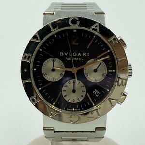 【ジャンク】BVLGARI ブルガリブルガリ BB38SSCH＜腕時計＞ ブルガリ 黒文字盤 AUTOMATIC 機械式 ブランド 日付表示 メンズ レディース