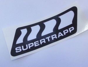 スーパートラップ SUPERTRAPP マフラー ステッカー バッフル デカール