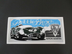 希少品！ペブルビーチ・コンクール・デレガンス・アストンマーチンステッカー★新品・非売品・ASTON MARTIN・DBS・DB4567911ボンドカー