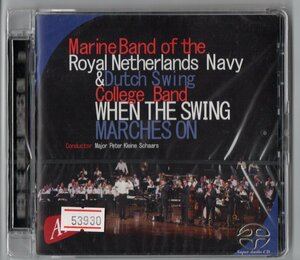 送料無料 吹奏楽CD オランダ王国海軍バンド&オランダ・スウィング・カレッジ・バンド:ホエン・ザ・スウィング・マーチズ・オン