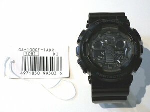 【新品未使用・正規品】G-SHOCK Gショック腕時計 GA-100CF-1ADR CASHIO 人気のカモフラージュダイヤルシリーズ／クールなシルバーメタリッ