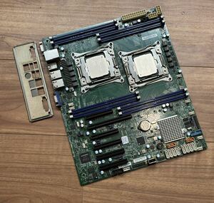 ★完動品★SUPERMICRO X10DRL LGA2011-3 XEON E5 V3/V4 Dual-CPU ATXマザーボード VM NASサーバー最適 CPUオマケ 