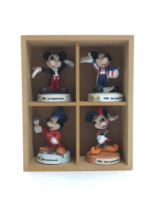 Disney◆15周年/東京ディズニーランド/フィギュアセット/4点セット/木箱の蓋欠品