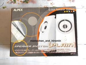 《ALPEX★speaker system★スピーカー★レトロ》