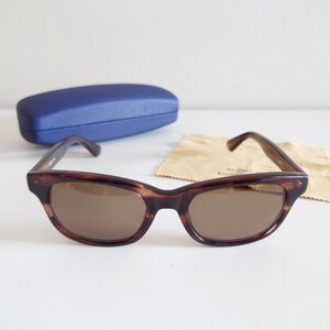 美品 KANEKO OPTICAL 金子眼鏡 style eyes 8092 BRS サングラス ユニセックス sunglasses