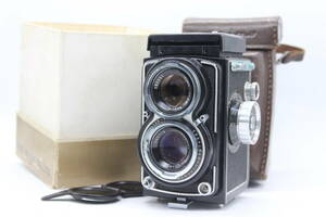 【訳あり品】 PRIMOFLEX PRIMO-JR Topcor 6cm F2.8 ケース付き 二眼カメラ s8069