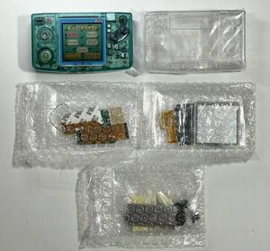 [動作品] ネオジオポケット カラー 本体 IPS バックライト液晶 交換キット 透明シェル NEOGEO Pocket Color SNK 
