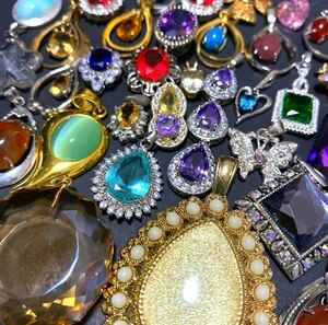【33】　大量セット　まとめ売り　ネックレス　アクセサリー　ペンダントトップ　jewelry レトロ　