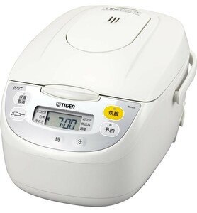 ★極美品 TIGER 炊飯器 JBH-G101W 5合 マイコン 調理メニュー付き 炊きたて ホワイト 白 箱付き 実演機 アウトレット タイガー 炊飯ジャー