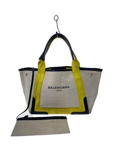 BALENCIAGA◆トートバッグ/キャンバス/ベージュ/339933