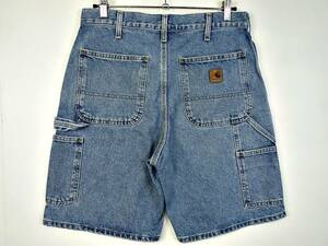 C282/CARHARTT/カーハート/ショートデニムパンツ/ペインターパンツ/ハーフパンツ/ジーンズ/メンズ/W32/00S