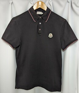 MONCLER ポロシャツ 999(ブラック) Size:S 日焼けあり 2011年購入 送料無料