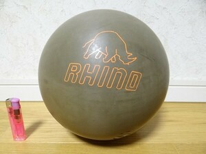 希少 80年代 ビンテージ RHINO Brunswick KZI5451 ボウリング ボール レトロ 昭和 当時物 現状