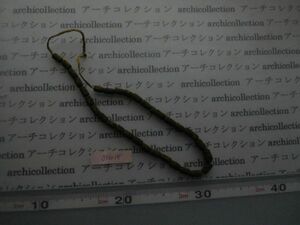 nacklace no.032015 インドネシア　マハタリ　ビーズ1x0.5cm玉　60cm エスニック　ネックレス