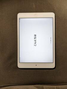 iPad mini 2 Wi-Fi：A1489 ME280J/A OS 12.5.7 32GB