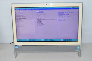 ジャンク品一体型パソコン NEC PC-GV2271DAU core i7-2670QM メモリ8GB 21.5インチ