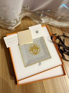 Hermes エルメス プレート大人気モザイクヴァンキャトル 15×15cm 新品 皿 食器