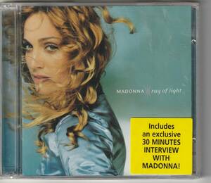 新品未開封　MADONNA　マドンナ　RAY OF LIGHT　オフィシャル 限定盤 マレーシア盤 2枚組 CDアルバム