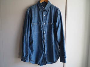 ★USA製 MSG&SONS ARCH 札幌 オリジナル シャンブレー シャツ XL★エムエスジーアンドサンズ アメリカ製★CHAMBRAY SHIRT★アーチ札幌★