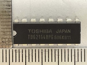 4 ch 高電流ダーリントンシンクドライバIC TD62164BP (出品番号657) 東芝 (Toshiba) 