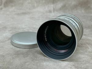 VOIGTLANDER 50mm F1.5 NOKTON ASPHERICAL レンズのみ リアキャップなし フォクトレンダー 日本製 カメラ部品 カメラレンズ シルバー