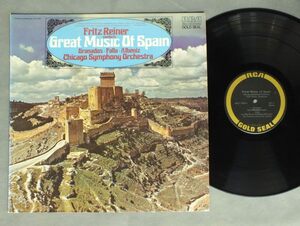 ●米LP FRITZ REINER/GREAT MUSIC OF SPAIN●