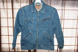 良品！DELUXE JEANS DLX デニムジャケット Lぐらい 日本製 Lee91-B UNIVESALジップ