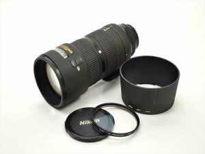 KM558●現状品●Nikon ニコン AF NIKKOR 80-200mm 1:2.8D レンズ　動作未確認/ジャンク扱い