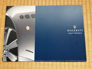 ☆非売品☆マセラティ Maserati クアトロポルテ カタログ　
