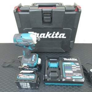 Makita マキタ TD001GRDX 充電式インパクトドライバ 充電器＋バッテリー2個＋ケース付き 【 良品 / 中古品 / 動作確認済み 】