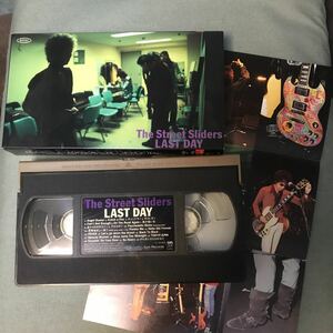 VHS LAST DAY THE STREET SLIDERS 貴重　ビデオ　ザ　ストリートスライダーズ　解散ライブ　ラストライブ