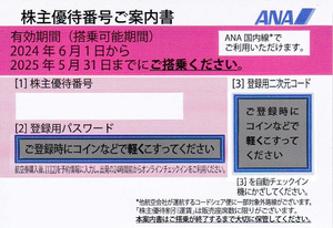 ☆最新 ANA株主優待券 12枚セット 送料込み 有効期限2025年05月31日☆