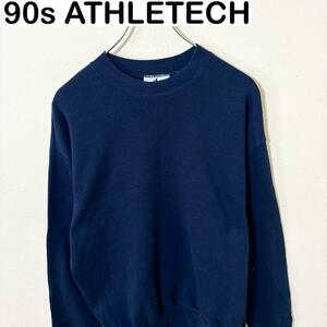 USA製　90s ATHLETECH 無地　プレーン　スウェット　古着　アメカジ