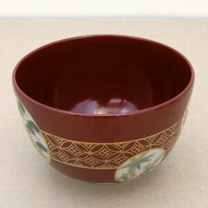 京焼・橋本永豊・松竹梅丸紋・茶碗・No.150727-33・梱包サイズ60
