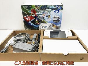 【1円】任天堂 WiiU 本体 マリオカート8セット 32GB ホワイト 未検品ジャンク Wii U M05-236yk/G4