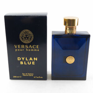 未使用 VERSACE ヴェルサーチ ディランブルー プールオム オードトワレ 200ml BN1485AH