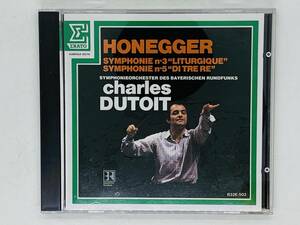 即決CD オネゲル 交響曲 第3番 & 第5番 デュトワ / A.HONEGGER SYMPHONIES No.3 No.5 DUTOIT / ERATO アルバム M03