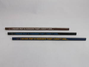 学研VictoriaFancy ZIGGY ジギー 三角軸鉛筆3本セット（軸色/茶・紺・黒各1本） （未使用デッドストック品） 昭和レトロ 1970～80年代