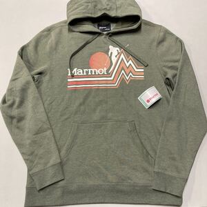 マーモット Marmot プルオーバー パーカー Lサイズ 未使用 メンズ カーキ khaki グリーン フーディー アウトドア スキー